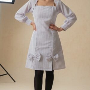 Bellanoon Stripe Bow Dress